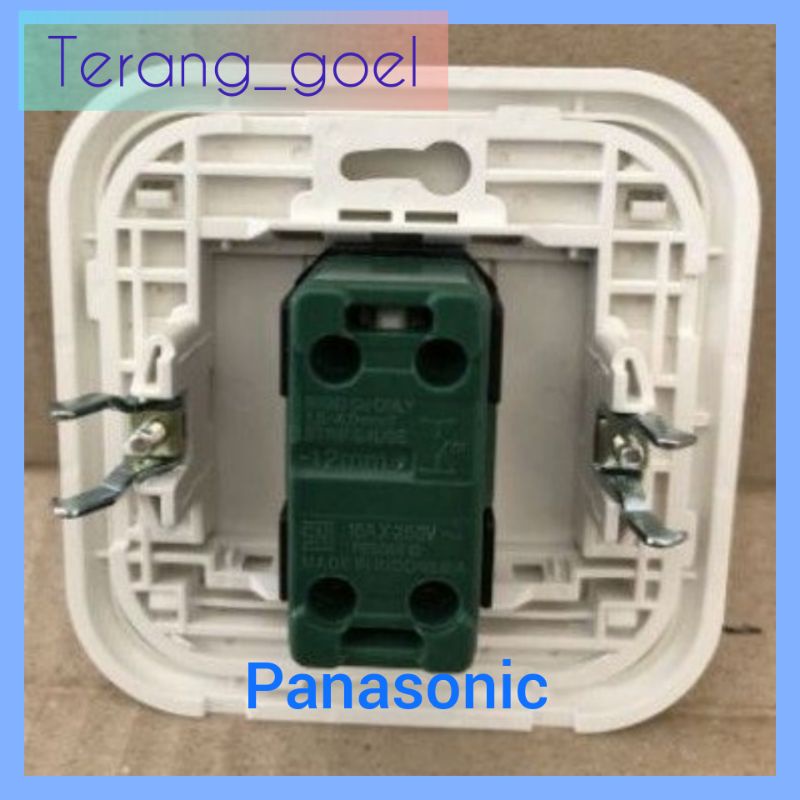 Saklar Engkel Panasonic Tanam / Saklar Tunggal / Single Switch Panasonic Wide Series Inbow