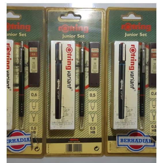 

Unik Rotring Junior Set Rapido 0 4 0 5 0 6 Original Limited