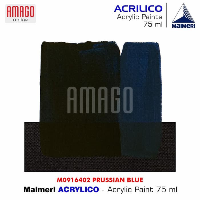 MAIMERI ACRILICO - ACRYLIC PAINT - PRUSSIAN BLUE - 75ML - M0916402