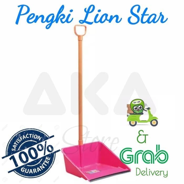 Pengki Jumbo Lion Star I Serok Sampah Lion Star - Sigma Lion Star - Merah Muda