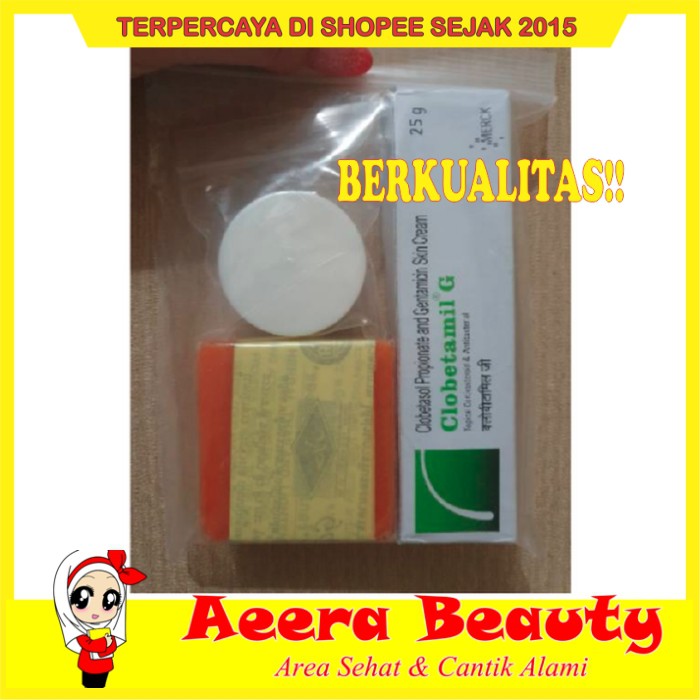 GRATIS ONGKIR Cream clobetasol Propionate & gentacimin / krem menghilangkan Bopeng AK0126