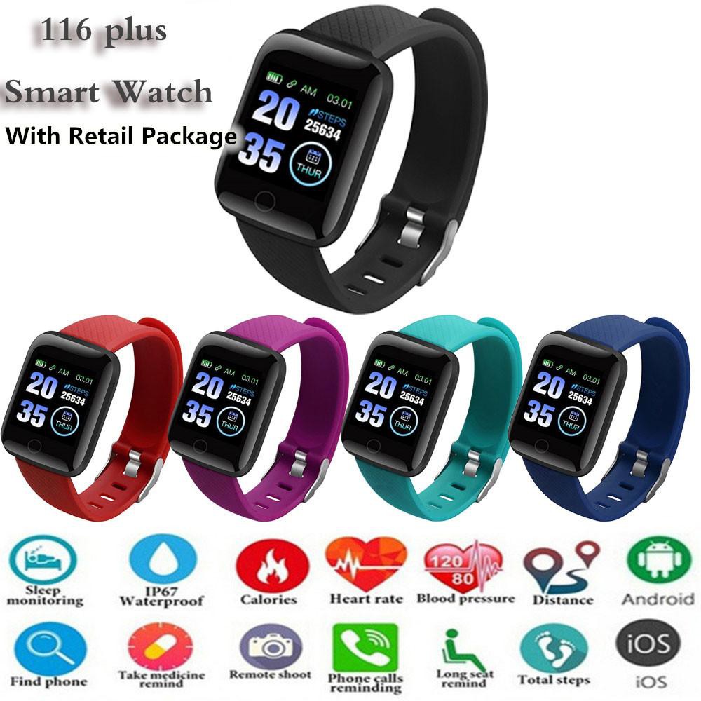 Smartwatch 116 Plus Jam Tangan Sport Jam Tangan Pintar Jam Sport Smart Bracelet