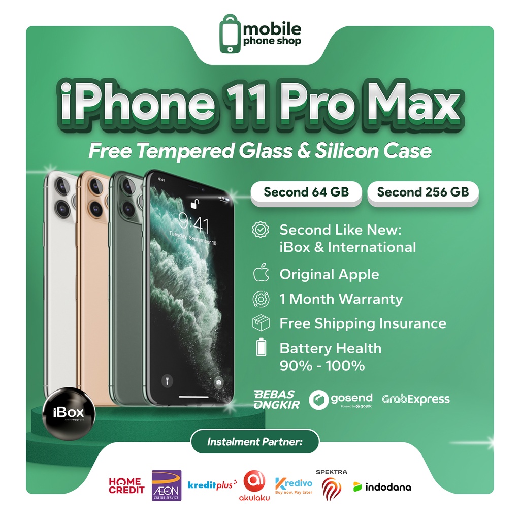 IPHONE 11 PRO MAX 64 256 GB - SECOND 99% LIKE NEW - IBOX / INTER