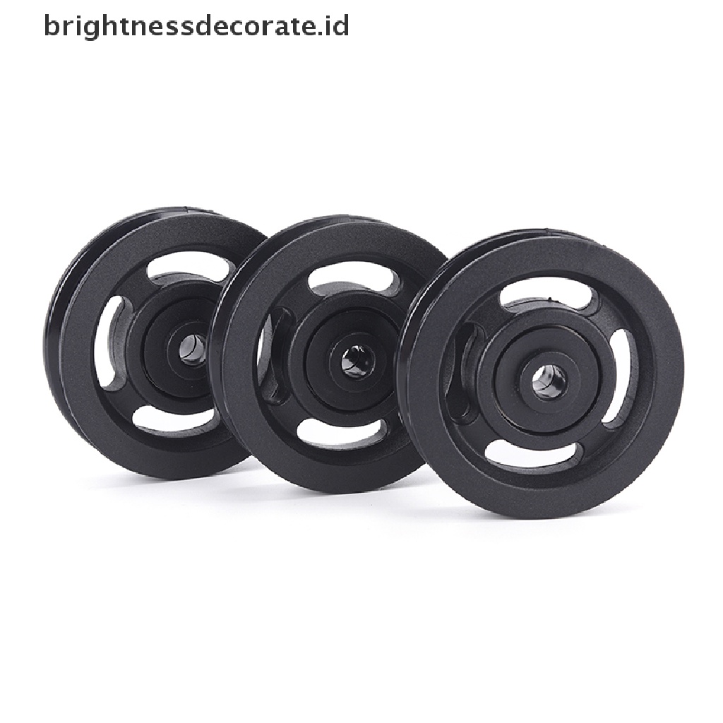 Roda Katrol Kabel Gym Tahan Lama Warna Hitam Ukuran 90mm