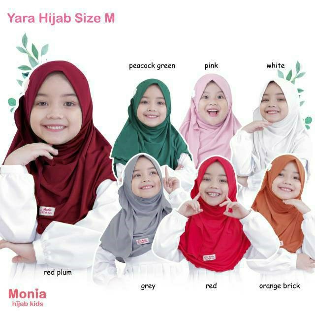 Monia Hijab Kids - Yara Hijab Kerudung Bayi Jilbab Anak