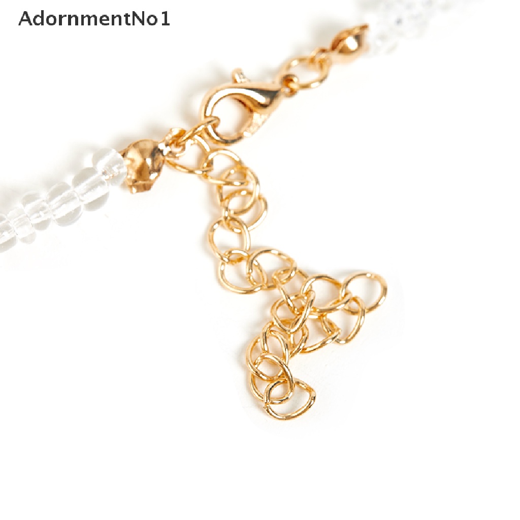 (AdornmentNo1) Kalung Choker Wanita Desain Buah Ceri Transparan Untuk Pesta / Hadiah