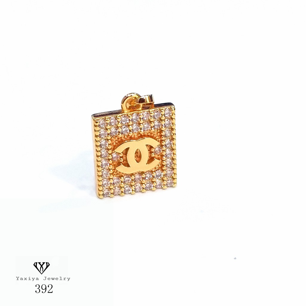 

Liontin Emas Permata Zircon Perhiasan Lapis Emas 18K Yaxiya Jewelry 392