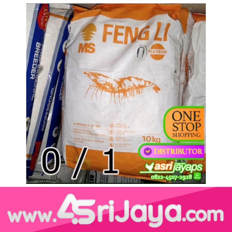 Pakan Ikan Udang Fengli 0 1 Platinum 10 kg
