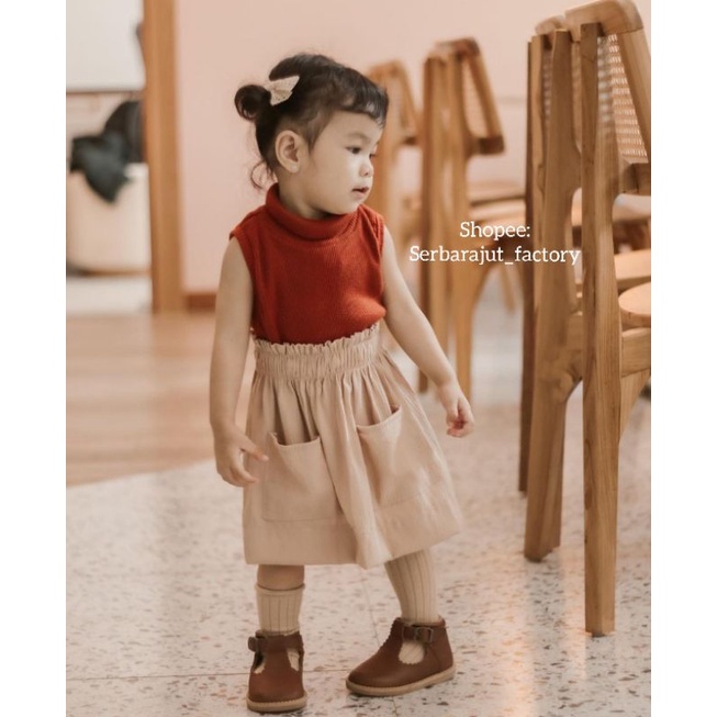 Yura Top Knit/Atasan Rajut Anak/Atasan Rajut Unisex