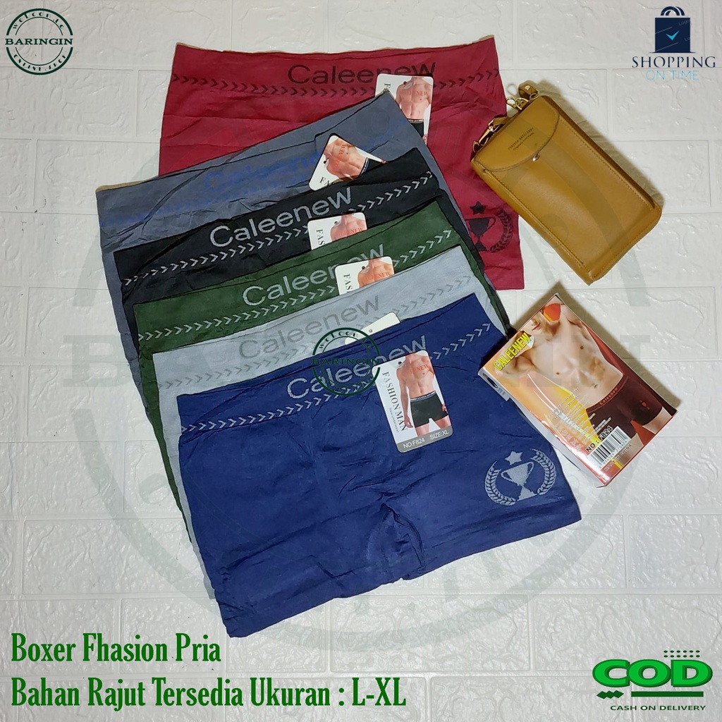 Boxer Cowok Distro [ ISI 6 PCS ] Celana Dalam Pria Premium top boxer dalaman pria multiwarna/ boxer pria dewasa/dalaman pria Produk IMPORT Bahan Rajut