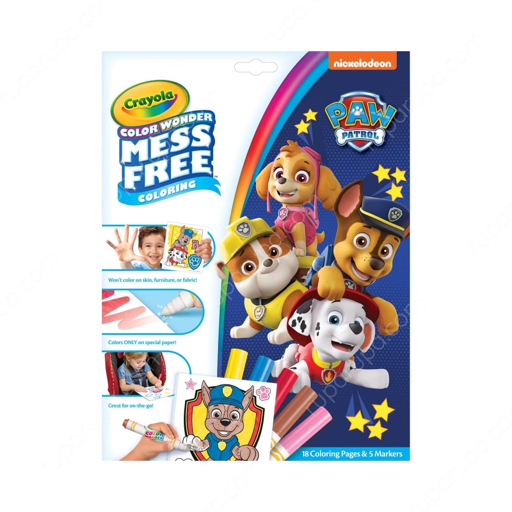 

Crayola Paw Patrol 18 coloring Pages & 5 Markers / Kreatifitas Gambar