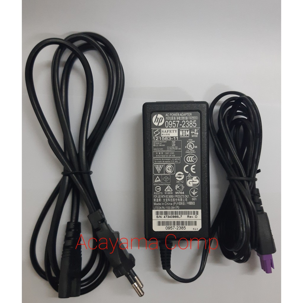 Adaptor Charger Printer HP Deskjet 1010 1012 1510 1518 Original