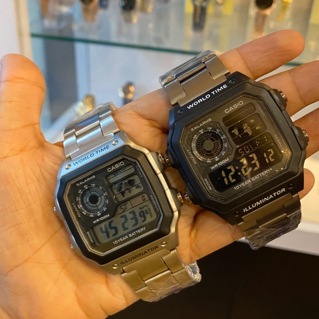 CASIO ILUMINATOR COWOK LAKI-LAKI PRIA