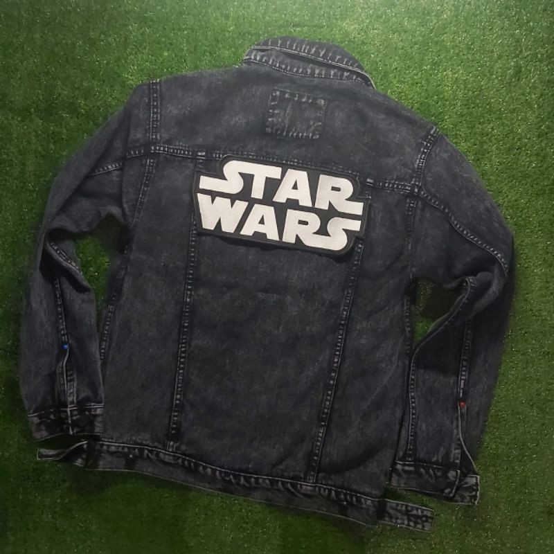 Backpatch jahit Starwars/Emblem Bordir Besar