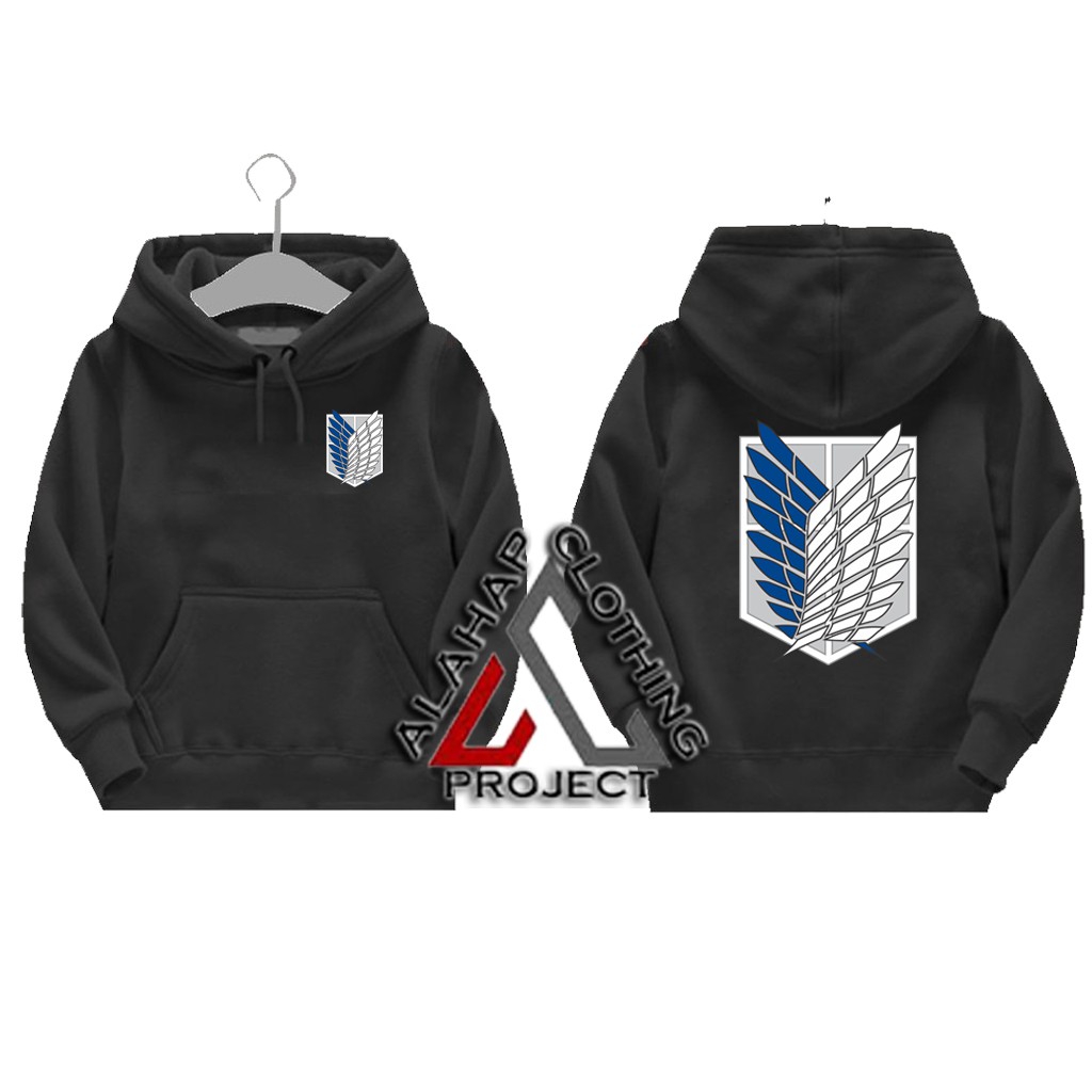 JAKET ANAK SWEATER HOODIE ANAK ATTACK ON TITAN ANIME