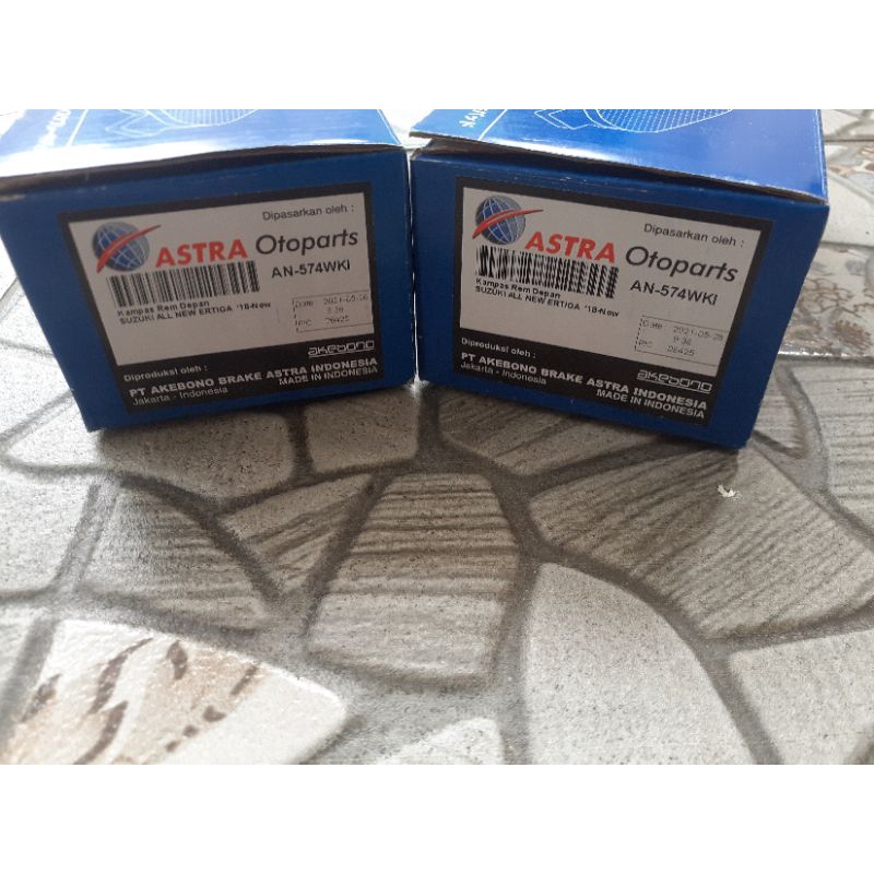 Brakepad/Kampas rem depan All New Ertiga/Gl/Gx 2018 - ON Original Akebono