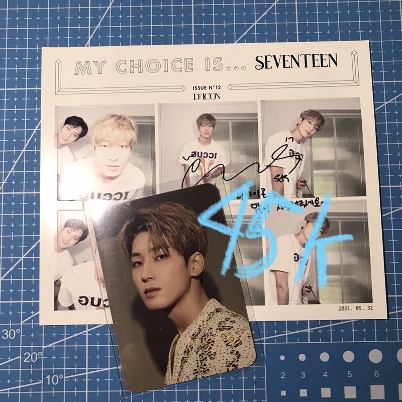 Photomatic mingyu wonwoo jun dicon luxury ver