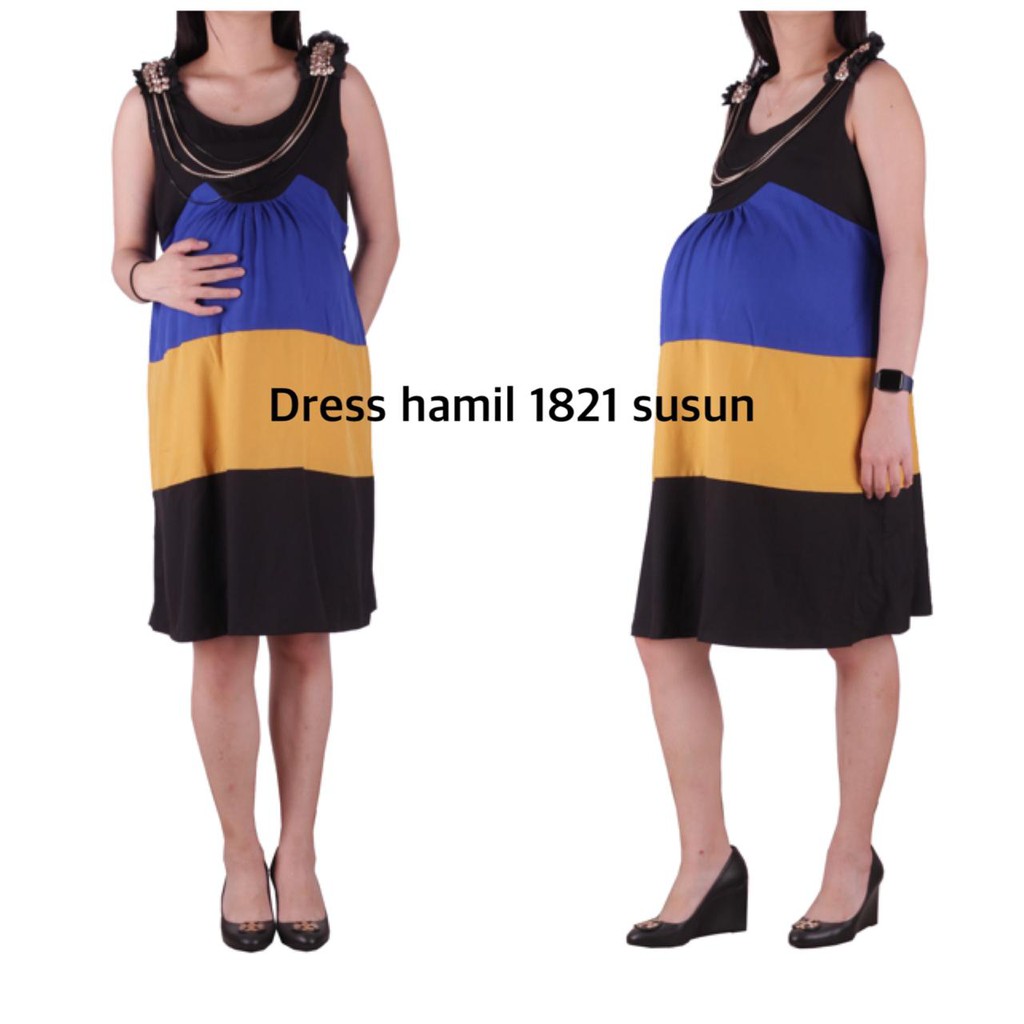 Dress hamil 1821 susun baju hamil