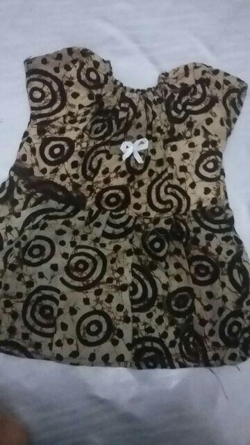 Daster Batik Anak Lengan Pendek,baju Batik Anak Grosir Murah Lucu