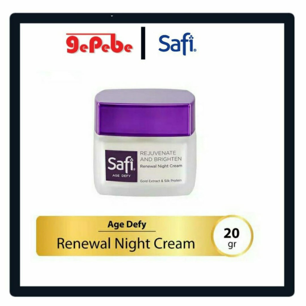 Safi Age Defy Renewal Night Cream 25gr
