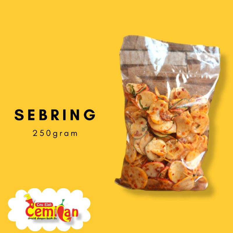 Jual Sebring Pedas Seblak Cikur Seblak Kering Kemasan 250gram