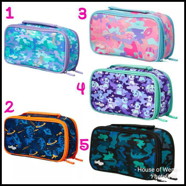 

Smiggle Now You See Me Go Anywhere Pencil Case - Tempat Pensil Smiggle - Biru