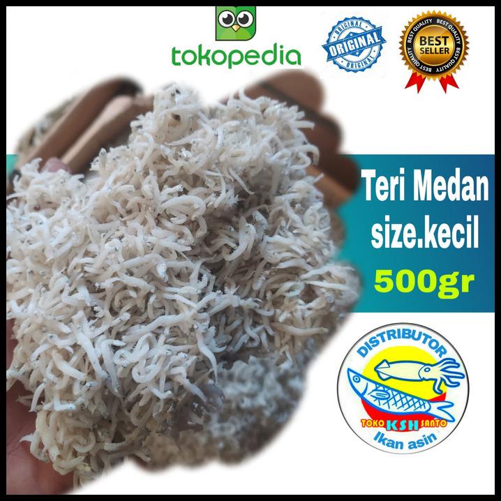 

Ikan Asin Teri Nasi Medan Halus Size:Kecil-500Gram