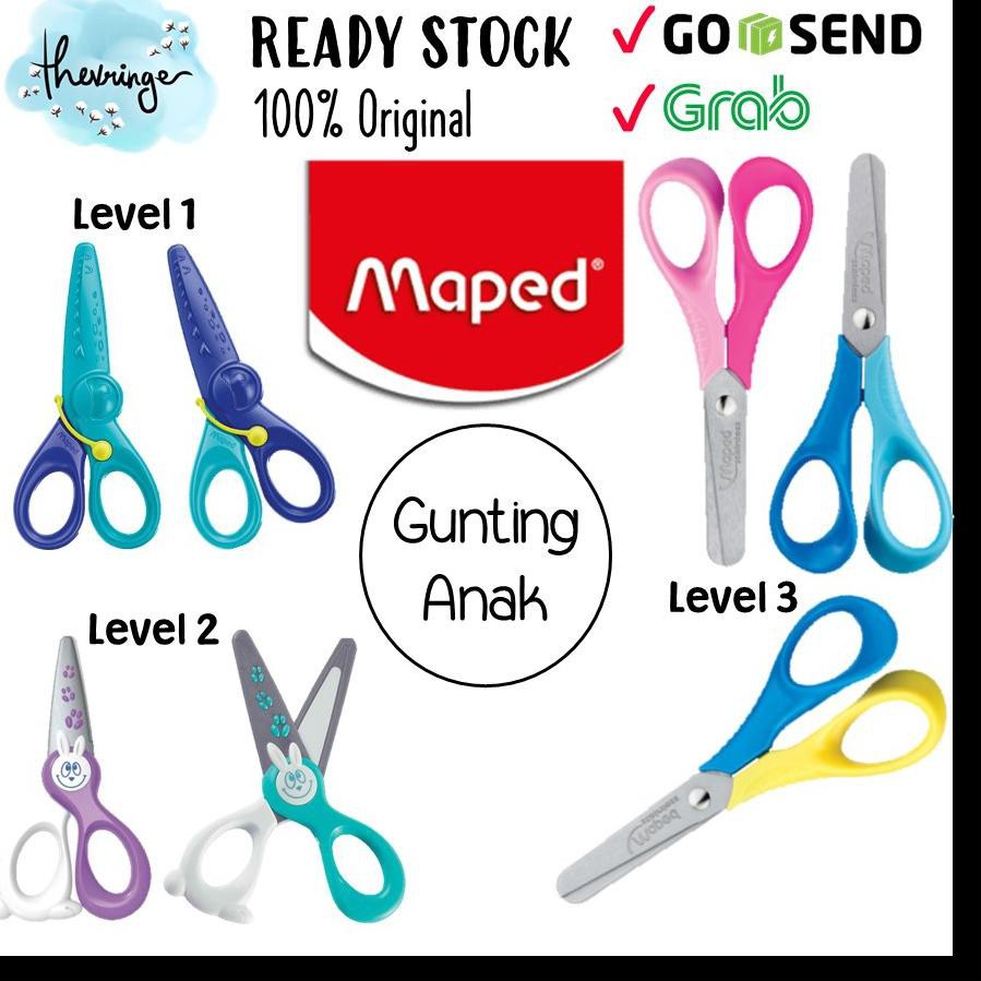 

5.5 Promo >> Maped Safety Scissors Belajar Gunting Anak 2 Tahun Kidi Cut Kidi Pulse Vivo 3D Menggunt