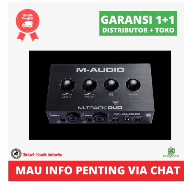 {suhadistore} audio interface M audio M-Track Duo Diskon