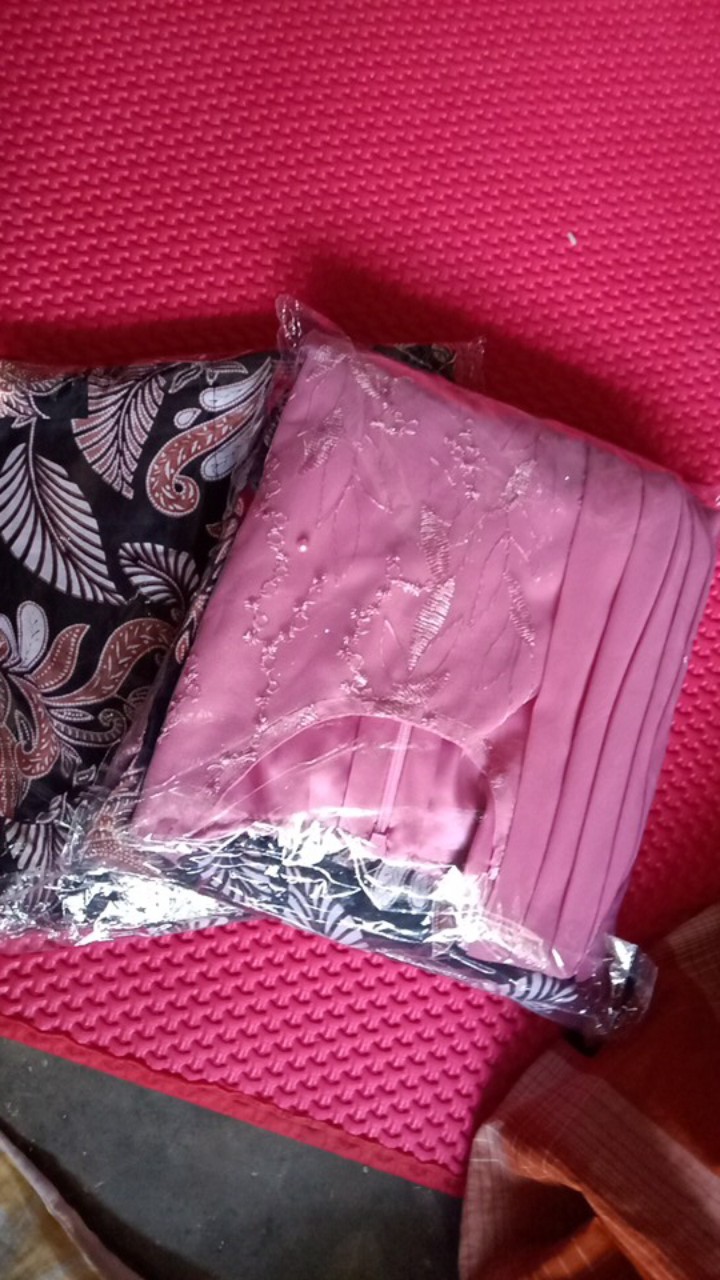 (ready 5 Warna + Ada Anak) Couple Batik Audi Marisa Selendang Ceruti Payet