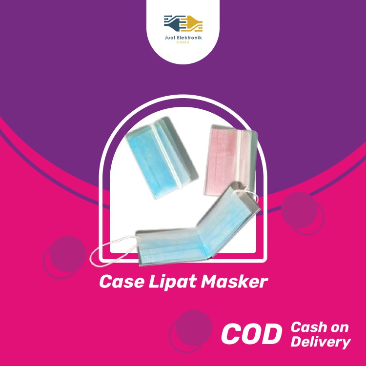 Case Tempat Masker Lipat Sekali Pakai Daily Foldable Mask Holder