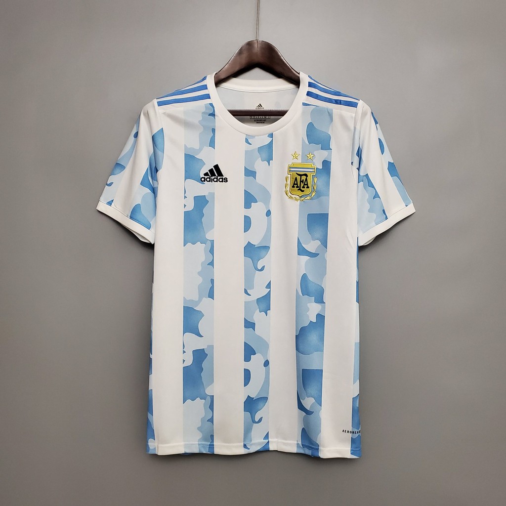 BAJU FANS JERSEY SEPAK BOLA NEGARA ARGENTINA HOME  2020 2021 2022