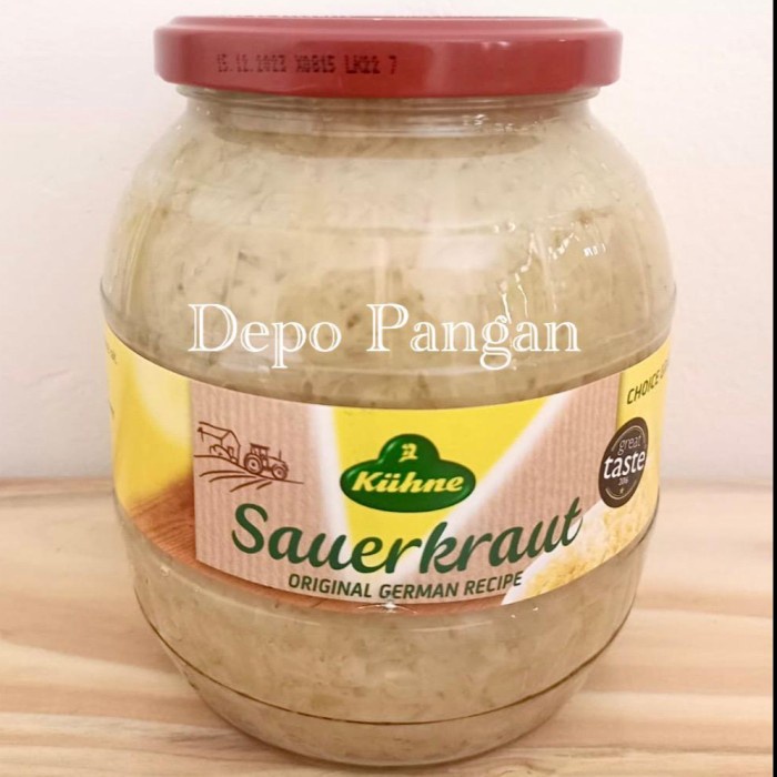 

KUHNE BARREL SAUERKRAUT 850GR / ASINAN KOL PUTIH ENAK