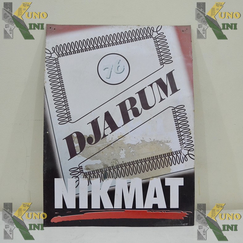 BARANG ANTIK POSTER DJARUM NIKMAT 76. (ONGKIR DIKIRIM DARI SEMARANG)