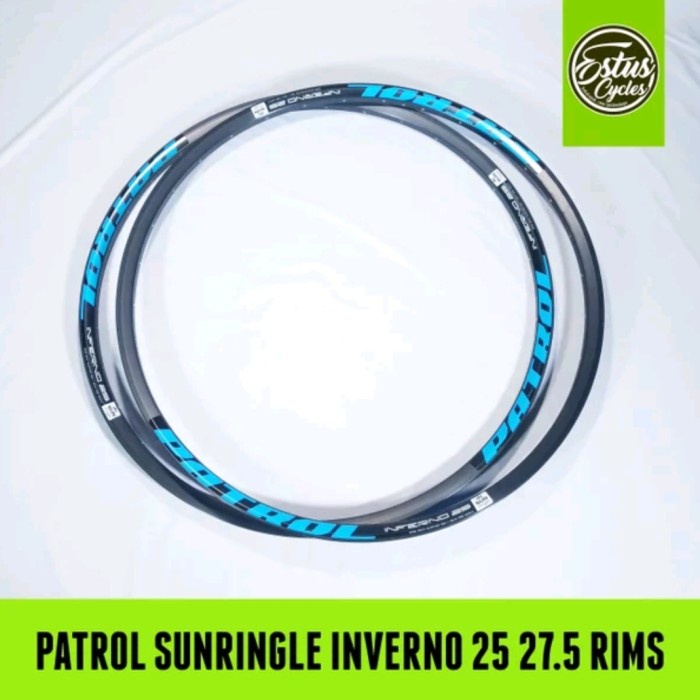 Rims Patrol 27.5 SunRingle Inverno 25 Velg Sepeda Gunung MTB XC
