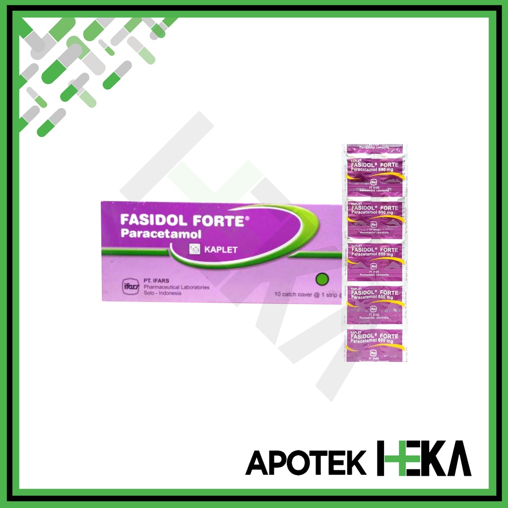 Fasidol Forte Paracetamol 650 mg Box 10x10 Tablet - Obat Demam  (SEMARANG)