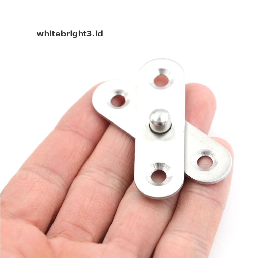 (whitebright3.id) Engsel Pintu Putar 360 Derajat Bahan Stainless Steel Ukuran 56mm