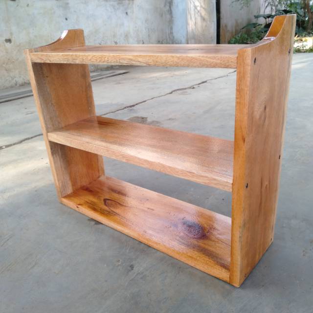 Rak bumbu kayu 30x40x12