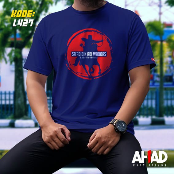 Kaos Islami Ahad-Sa'ad bin abi waqors L429