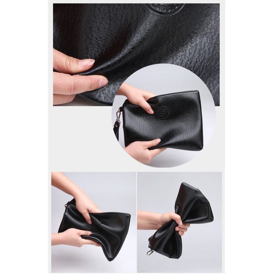 SHABRINA_FASHION Tas Tangan Handbag Pria Wanita  Business Clutch PU Leather Madrid PROMO!!!