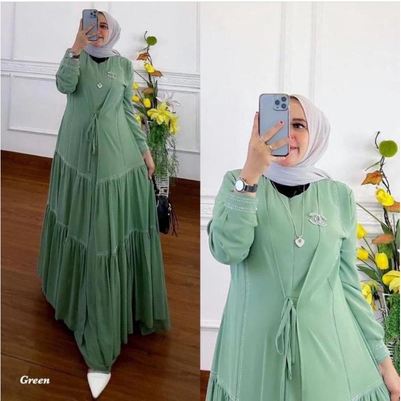 DRESS MUSLIM, baju wanita, baju gamis, dress, gamis, Baju gamis, fashion wanita, Diana Dress