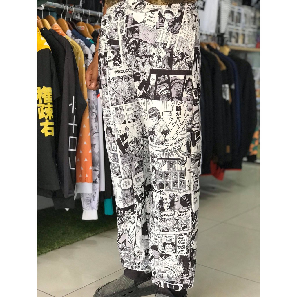 Celana Olahraga Jogger Onepiece Mugiwara Fullprint