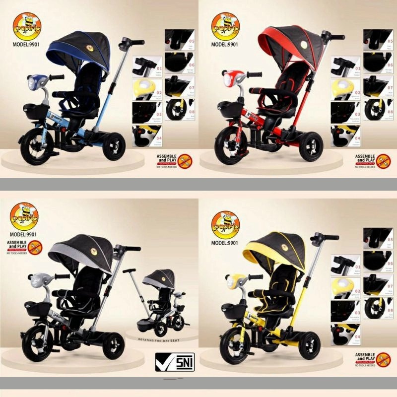 Sepeda anak roda 3 pacific 9901