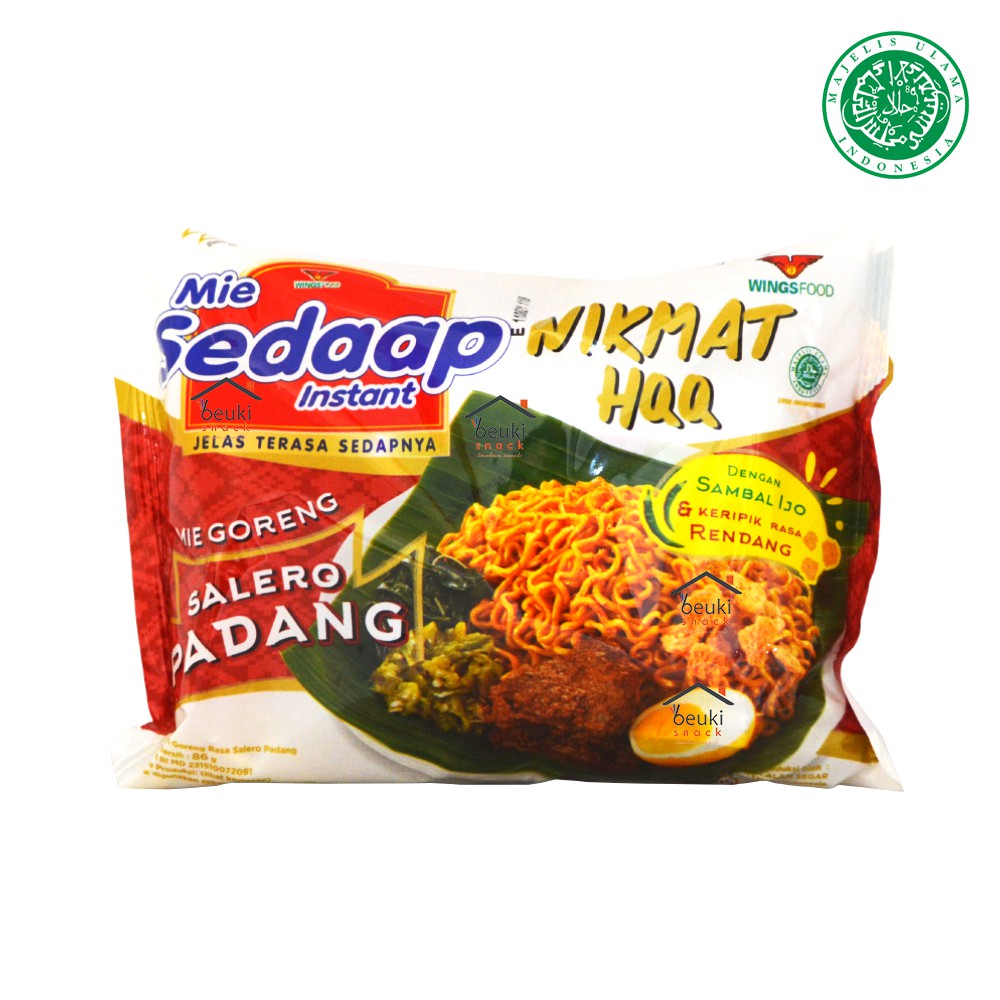 ECERAN Mie Sedap  Salero Padang Mie  Instan Goreng Sedaap 