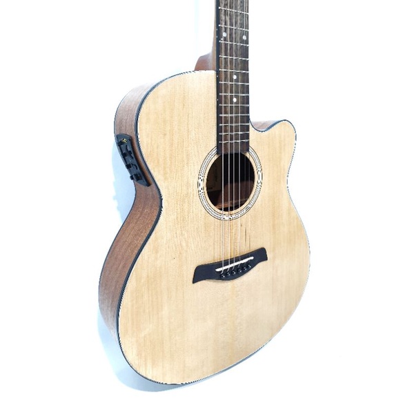 Gitar Akustik Elektrik Merk Cowboy Original Tipe GWC-235 NA NS EQ TUNER COWBOY Listrik Equalizer