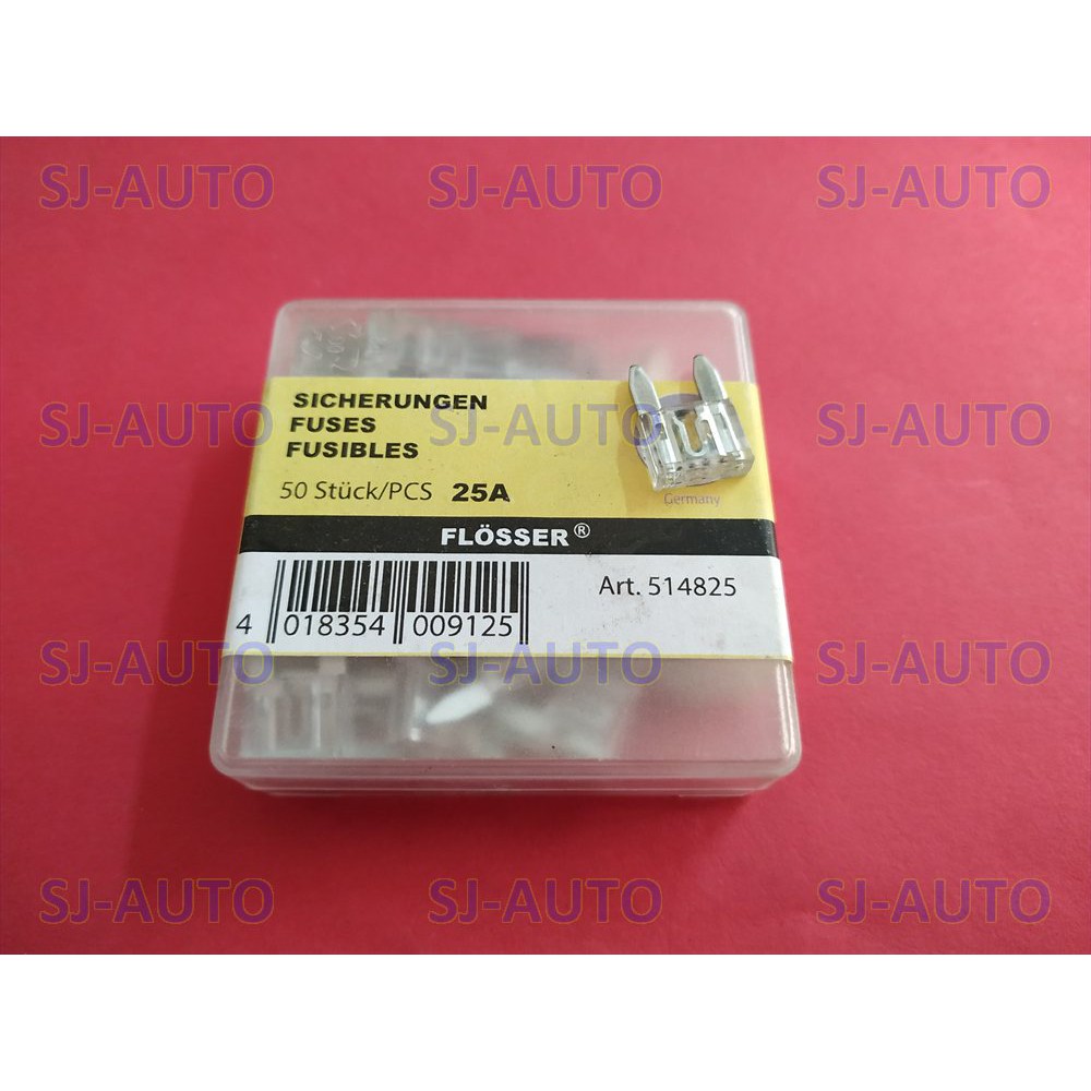 Sekring DX Mini Flosser 25A Sekring Gepeng Mini Flosser 25A