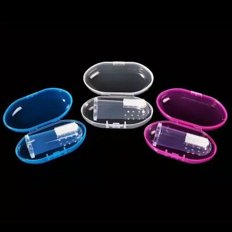 Sikat Gigi Bayi Silikon / Sikat Gigi Dan Lidah Bayi / Finger Tooth Brush