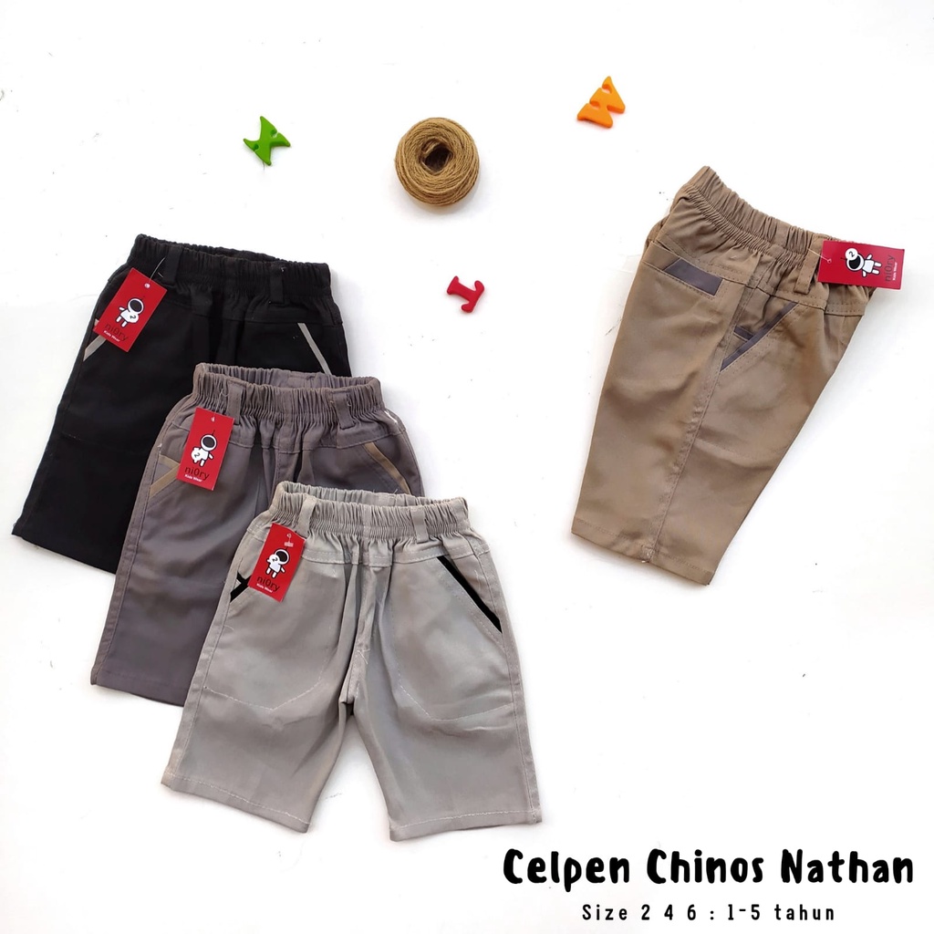 CELANA PENDEK ANAK CHINOS CHINO 2 - 9 TAHUN