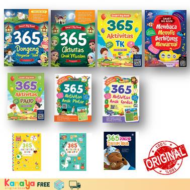 Smart Big Book - 365 Aktivitas Anak pintar Anak Cerdas Anak Muslim PAUD TK Maze Game & Puzzle