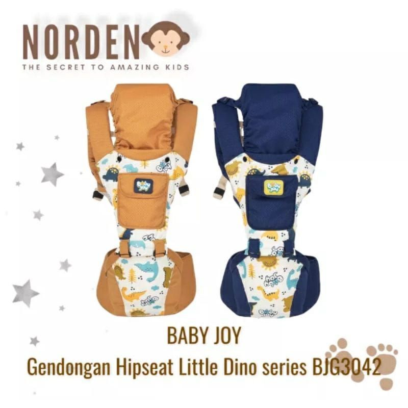 Gendongan Hipseat Baby Joy Little Dino Series BJG 3042